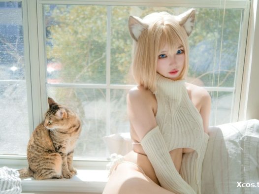 狐洛洛子 – 慵懒白猫 [36P-463MB]