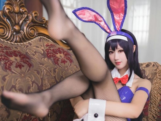 羽生三未 NO.029 霞之丘诗羽兔女郎  [37P-581MB]