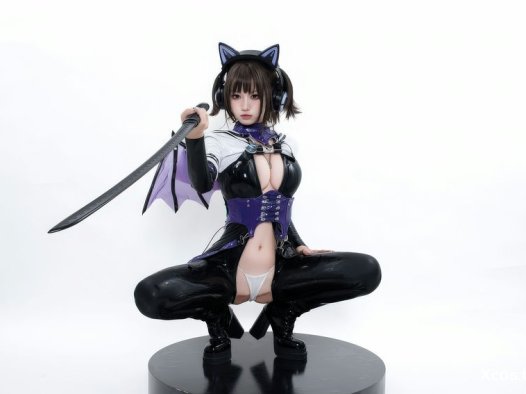 柒柒要乖哦 – 白棚胶衣 [78P-230M]