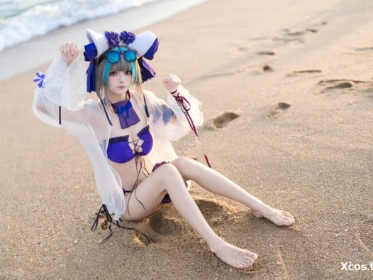 九柒喵 – 泳装柴郡 [26P-183M]