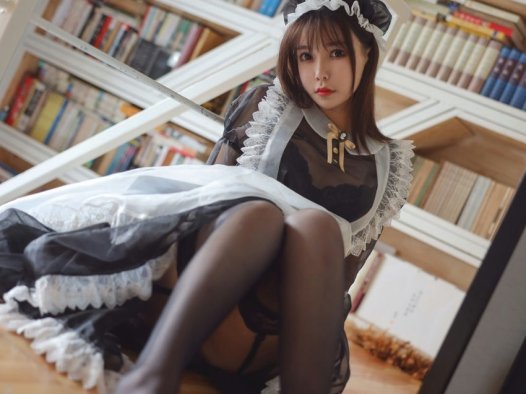 亚马逊鲶鱼 – 黑色透明女仆 [33P-432MB]