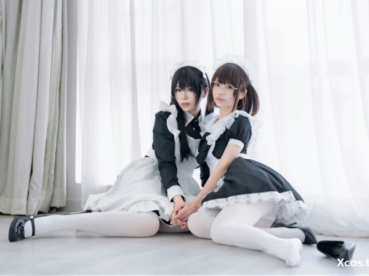 轩萧学姐 NO.074 &十万珍吱伏特 双人女仆 [110P+1V-1.27G]